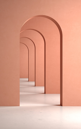 A corridor of arches representing structured pathways and strategic access in regulatory consulting